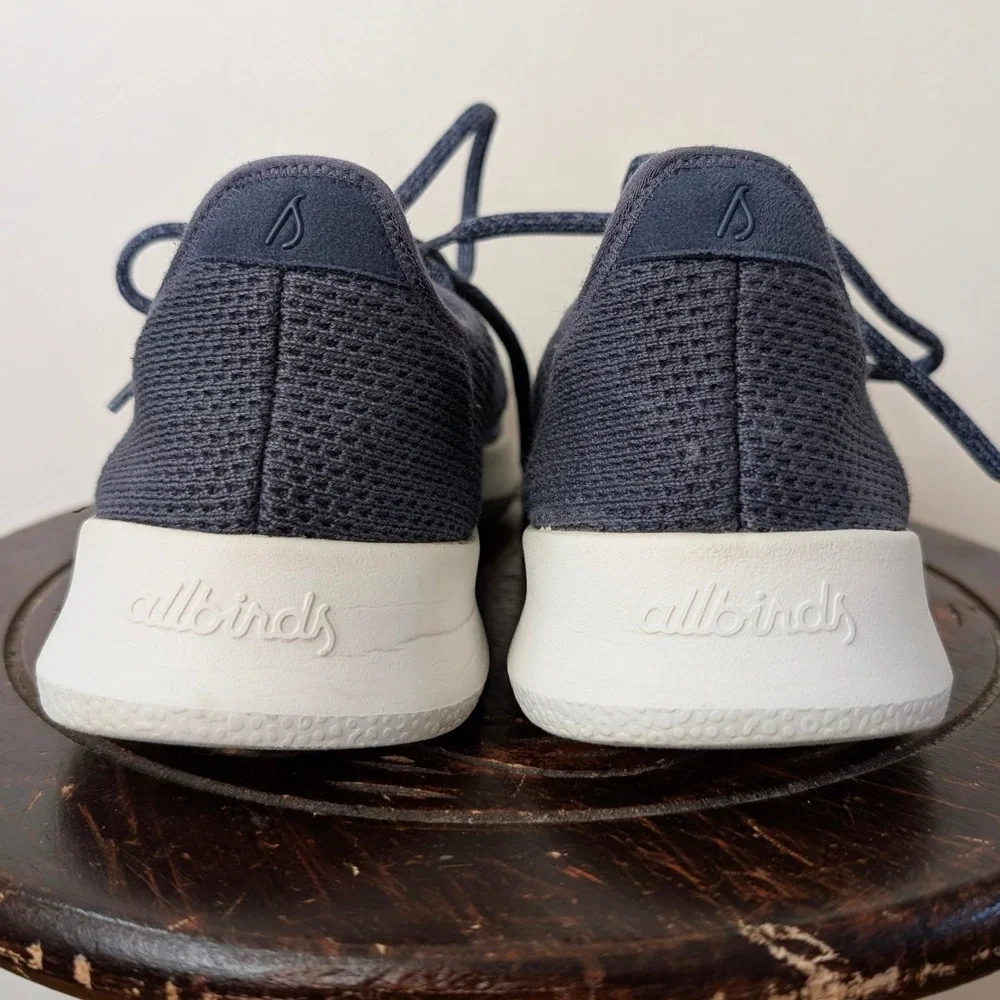Allbirds Tree Runners Navy Blue Eucalyptus Sneakers Womens Size 9‎ TR W9